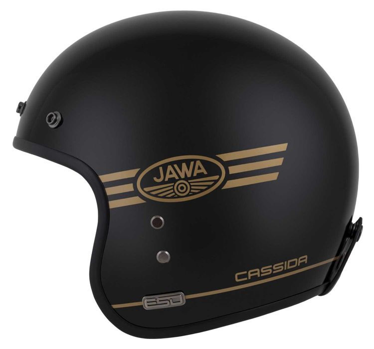Kask motocyklowy CASSIDA ESO WŁÓKNO szklane pod intercom XS-3XL