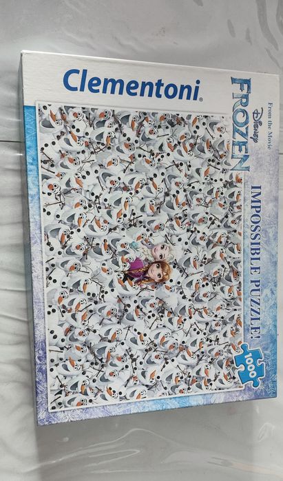Puzzle Clementoni 1000 elementów Disney Frozen, Kraina lodu Impossible