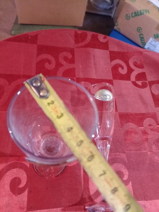 Conjunto de 2 flutes de casamento.