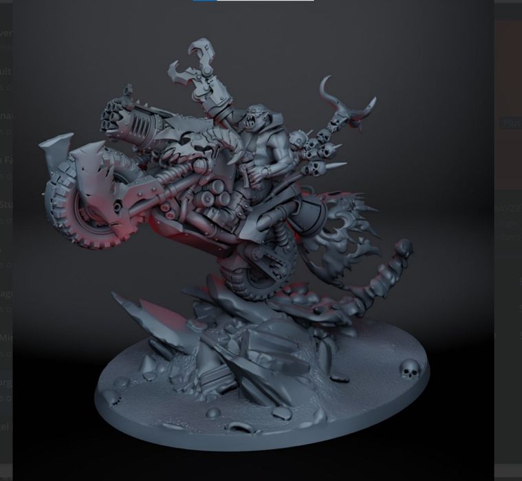 Warhammer 40000, wazdakka gutsmek 3d друк.