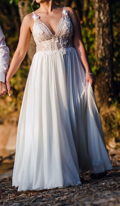 Suknia ślubna ivory 158cm