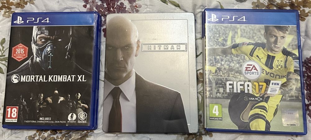Jogos PS4: GTA V, MK XL, COD e outros (Lotes de 3 ou Lote Completo)