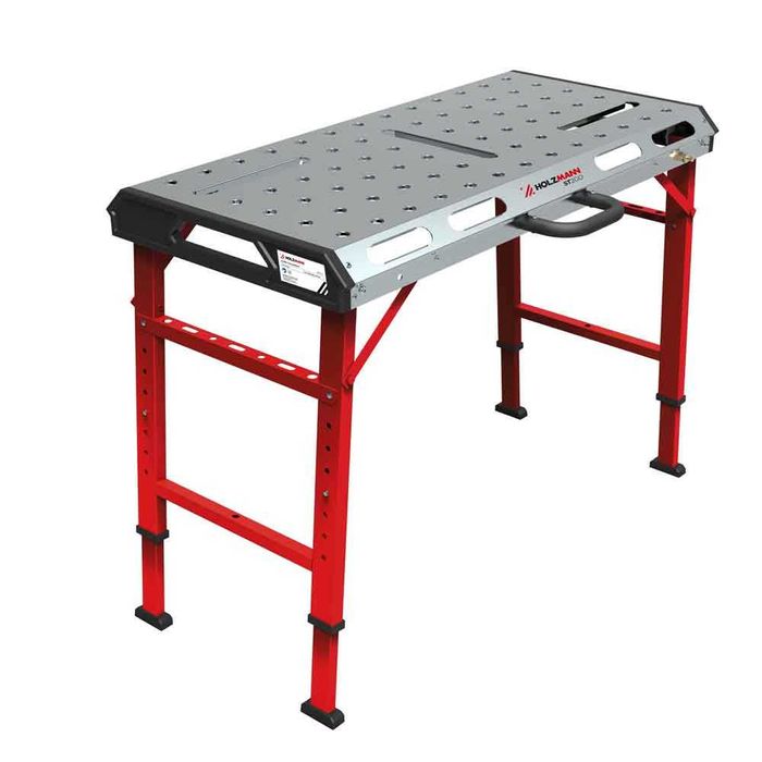 Przenośny stół spawalniczy stalowy 1068x535mm ocynk 454kg regulowa wys