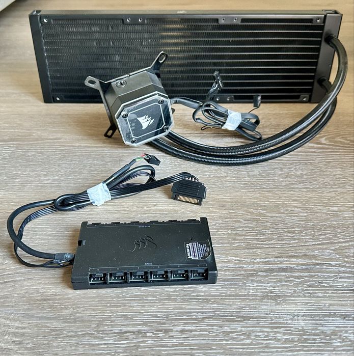 Pack Corsair Gaming: Caixa 4000D Airflow + Fonte RM850 Gold + Water Cooler H150i XT (Com Hub)