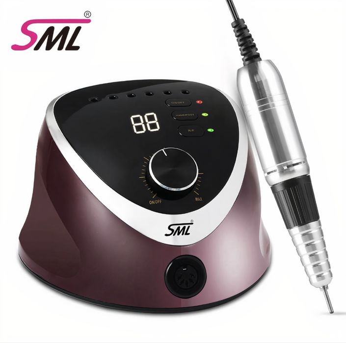Фрезер для манікюру з педалю SML Nail Sander M12 pink