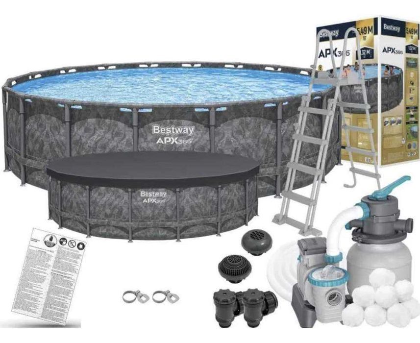 Bestway 561KC, каркасный бассейн 549 x 132 см APX 365
