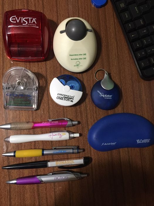 Lote de artigos de publicidade medicamentos - propaganda médica