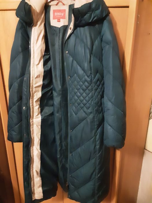 Женский зимний теплый пуховик - 48 размер / женская куртка зимняя