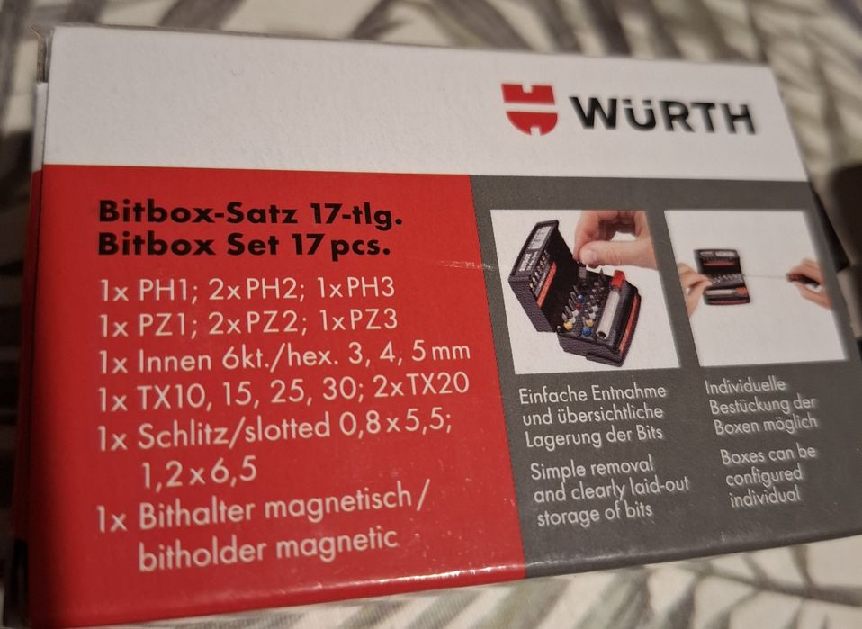 Zestaw bitów wurth