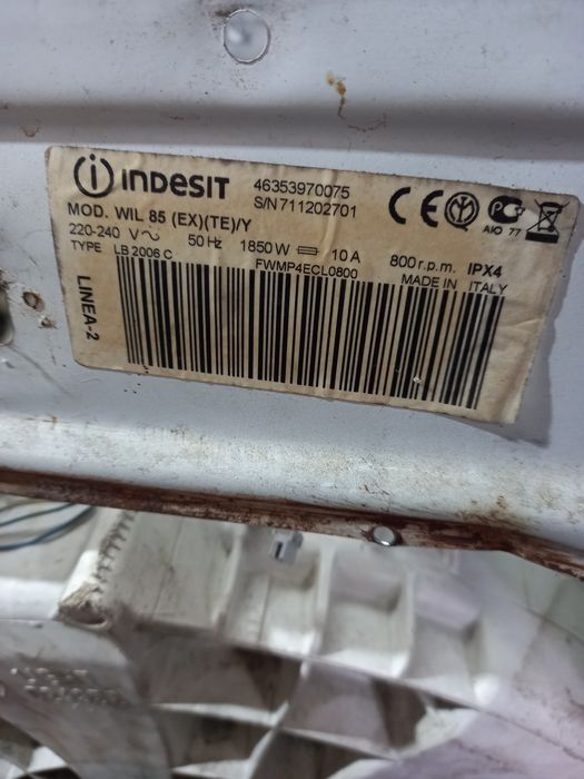 Барабан перероблений на розборний з машинки  індезіт wl85 і др. запчас