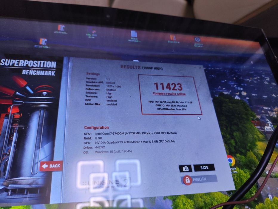 Видеокарта для ноутбука MXM Nvidia RTX4000 8gb gddr6 (2070 max q)