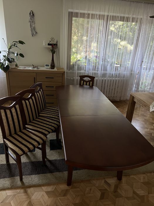 Stół z krzesłami zestaw Mebli salon 8 krzeseł