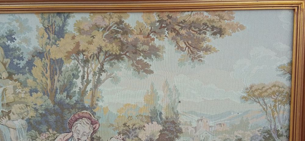 Tapeçaria emoldurada