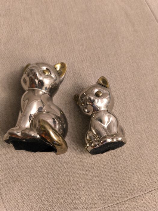 Koty, kotki - metalowe figurki