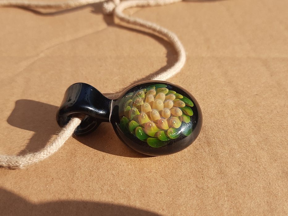 Красивый кулон подвеска из муранского стекла