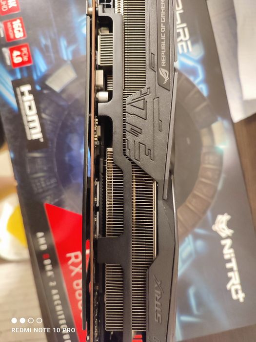 Видеокарта rx 5700 xt asus rog strix