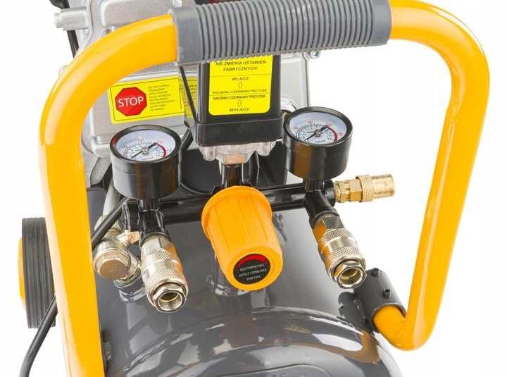 Kompresor olejowy 24l sprężarka 8 bar 206 l/min 230v wydajny PM-KO-24T