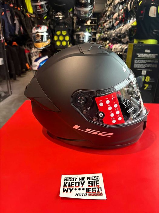 Kask motocyklowy LS2 FF808 STREAM II SOLID solid matt black !Zapytaj o dostępność!