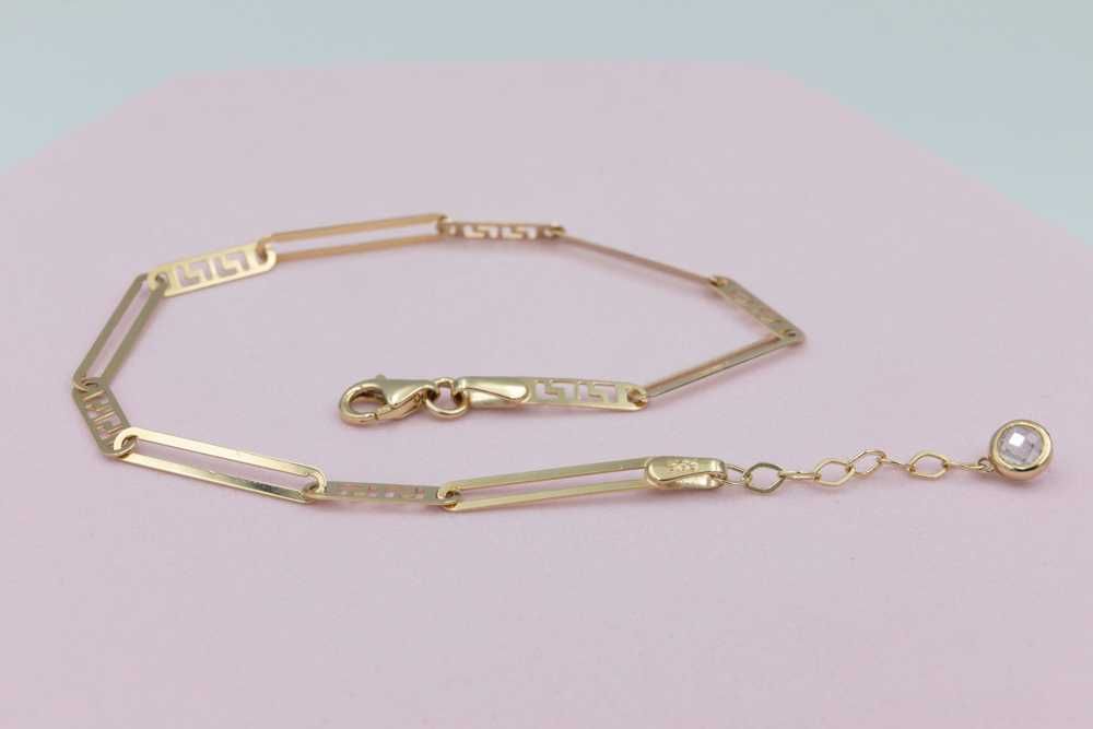 Złota bransoletka, Nowa, Próba 585, Producent