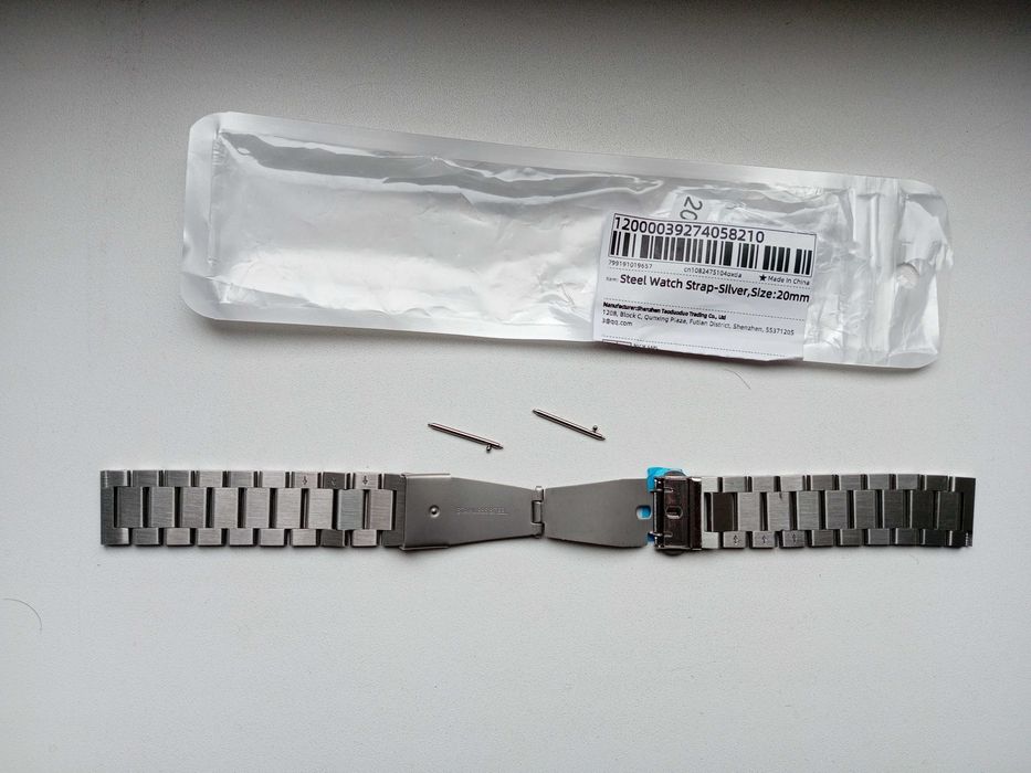 Новый Ремешок браслет для часов 20 мм. с 3 шт. Штифты Спрингбары