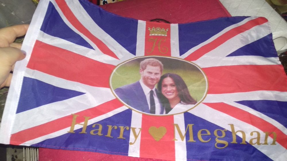 подарок Британия принц Гарри Меган Маркл Harry Meghan британский флаг