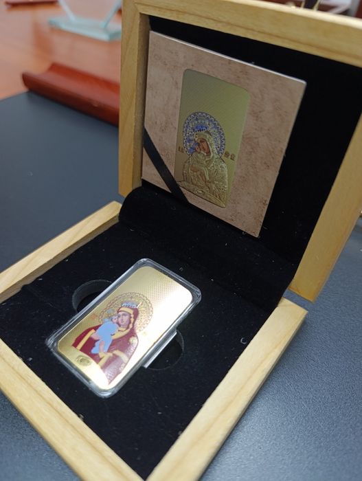Інвестиційна колекційна унція СРІБЛА " Ікона Почаївської Божої Матері"