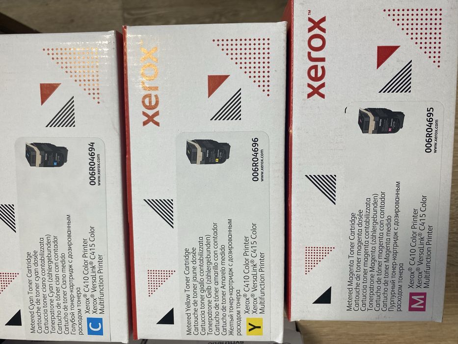 Zestaw tonery xerox C410
