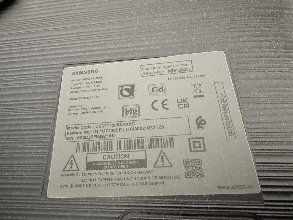 TV Samsung Led SmarTV UE32T4300AK