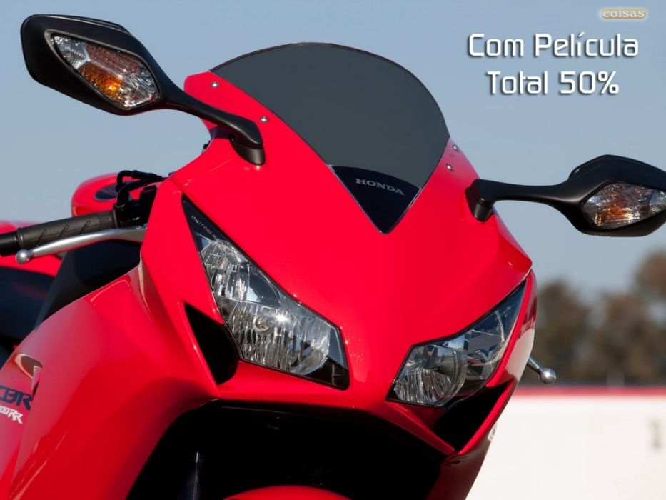 Película Translucida Preta p/ Escurecimento de Vidros Motos e Viseiras