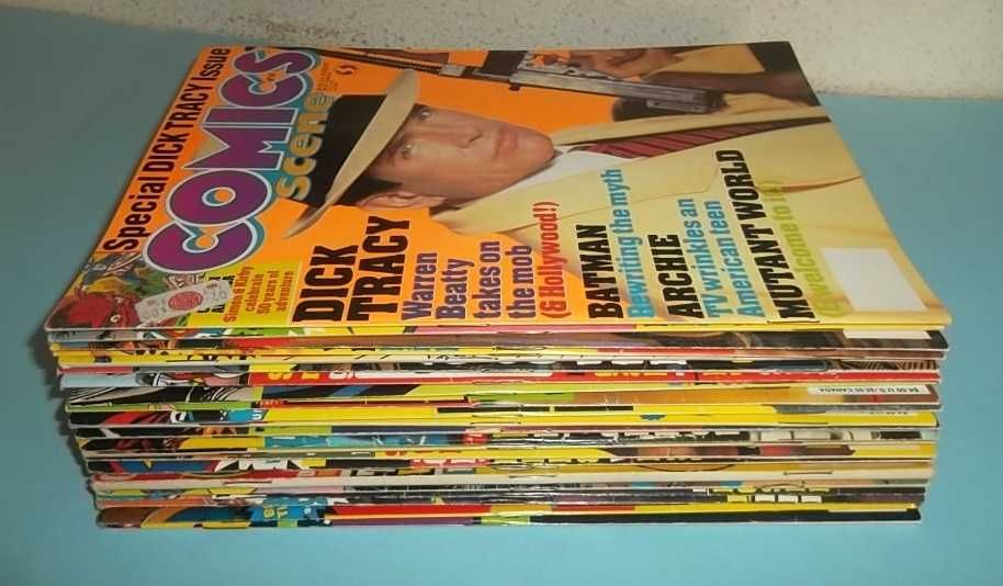 COMICS SCENE - Revista americana de BD lote 23 revistas