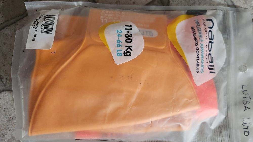 Braçadeiras insufláveis 11-30kg