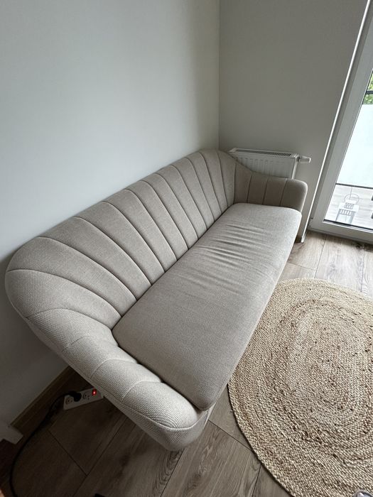Kanapa sofa beżowa Jysk Egedal 2,5 miejscowa