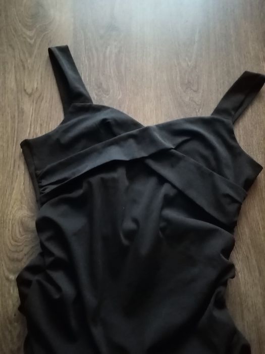 Czarna sukienka wieczorowa 2XL