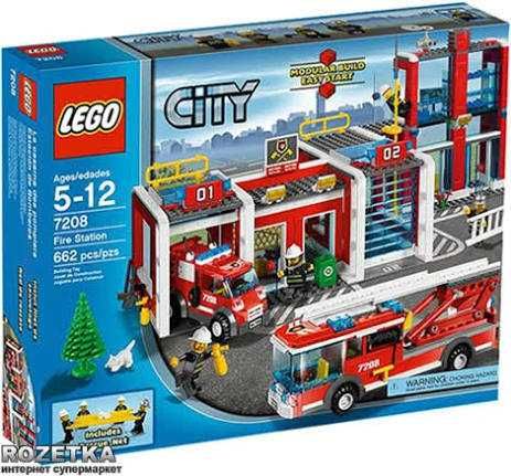 Лего CITY 7208 пожежна станція, знижка 60% Торг
