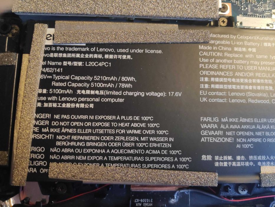 Bateria (Genuina) Lenovo Legion 5 (L20C4pc1)