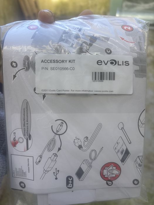 Maquima impressora Evolis/top semi nova