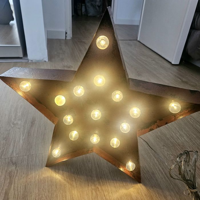 Candeeiro em forma de Estrela Decorativa