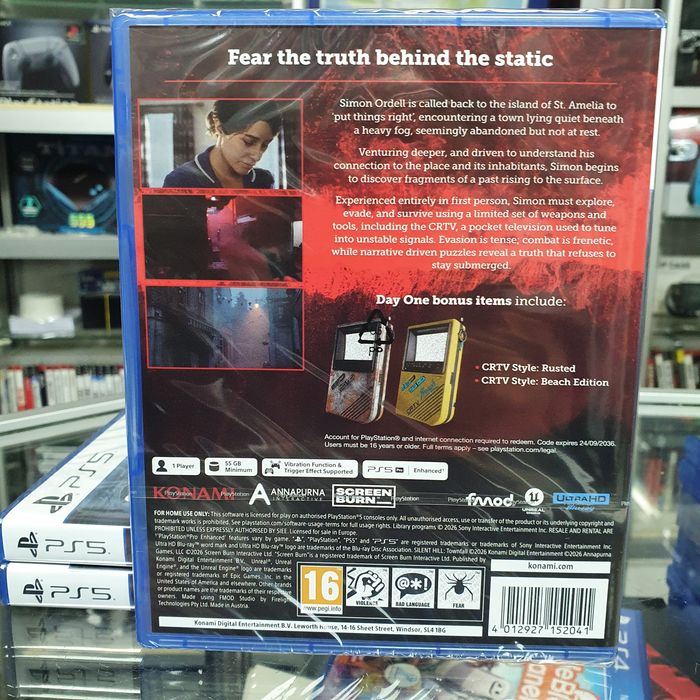 Гра Silent Hill Townfall для Sony PlayStation 5 новий диск