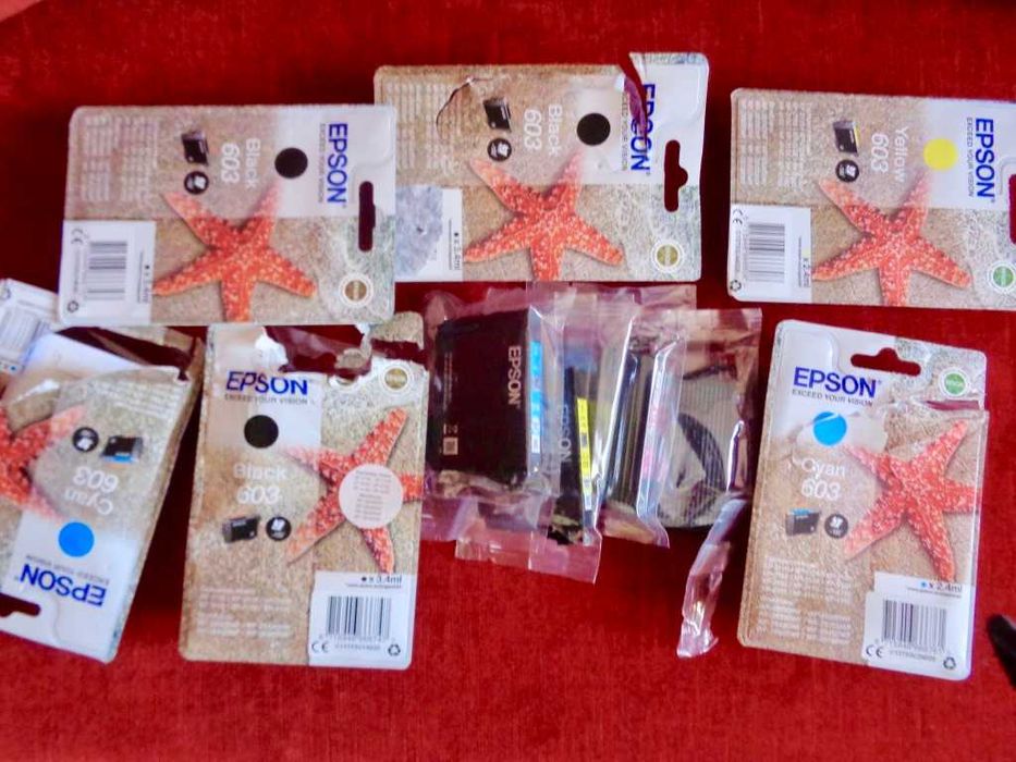 Tinteiros vazios Epson 603 (11) Cores e preto
