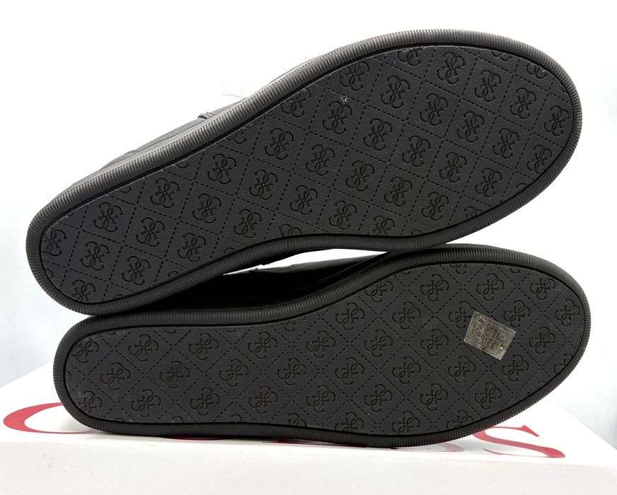 ‼️Nowe oryginalne botki GUESS Freda czarne 38 AZ087 skóra koturna 10cm