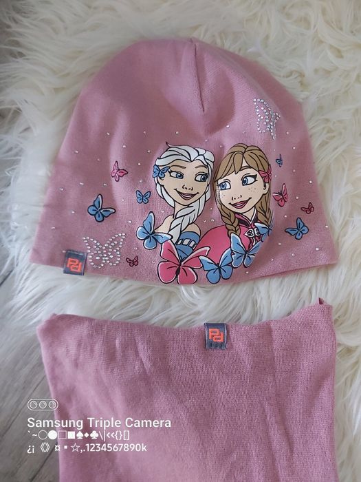 Czapka i kominek Elza I Anna