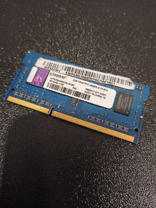 Pamięć RAM Kingston 2GB DDR3 PC3 , 10600 , 1333 MHz