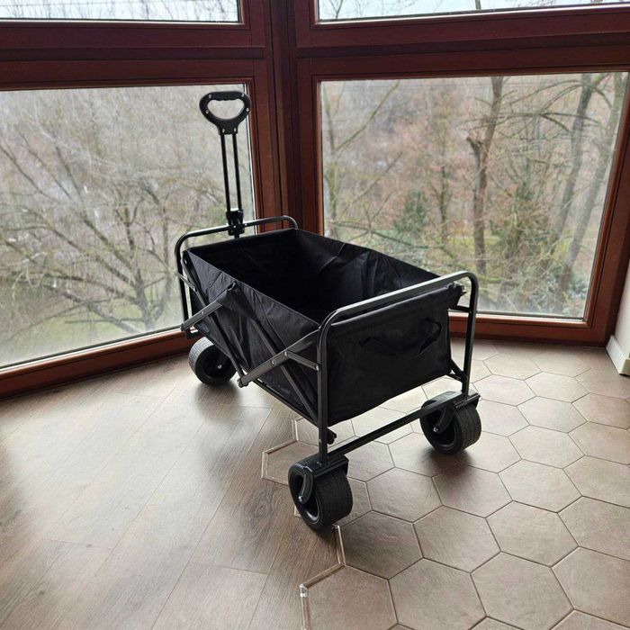 Mocny Duży Wózek Wędkarski Transportowy 150KG 150L Koła XXL Na Ryby