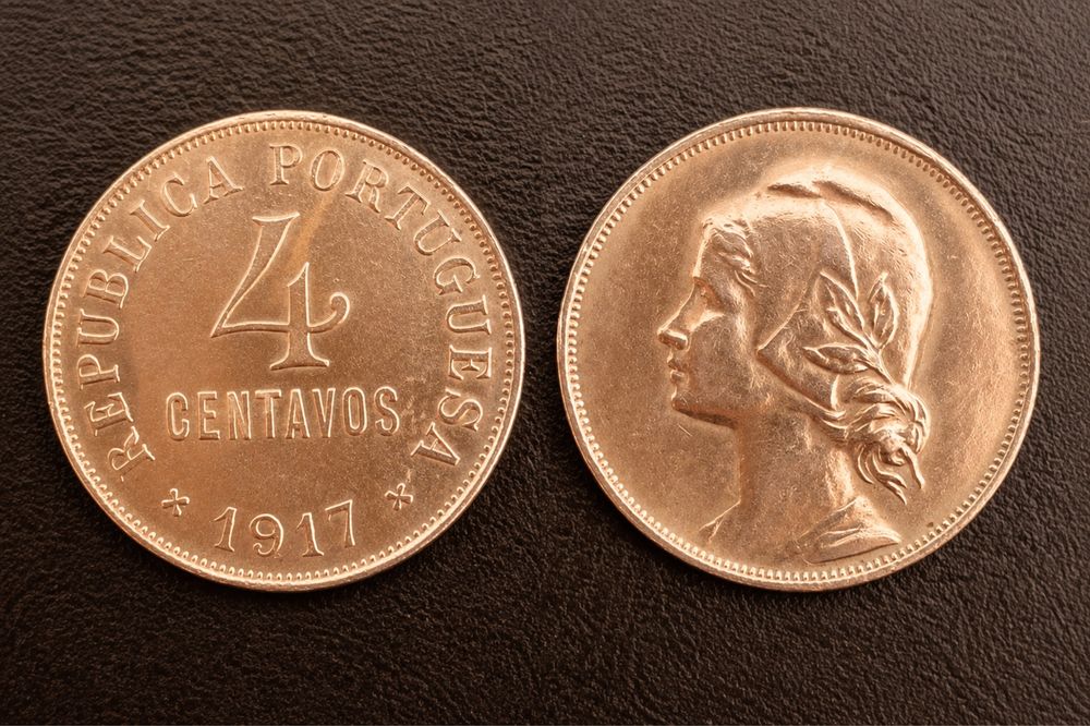 4 Centavos de 1917  (Em Ótimo Estado)
