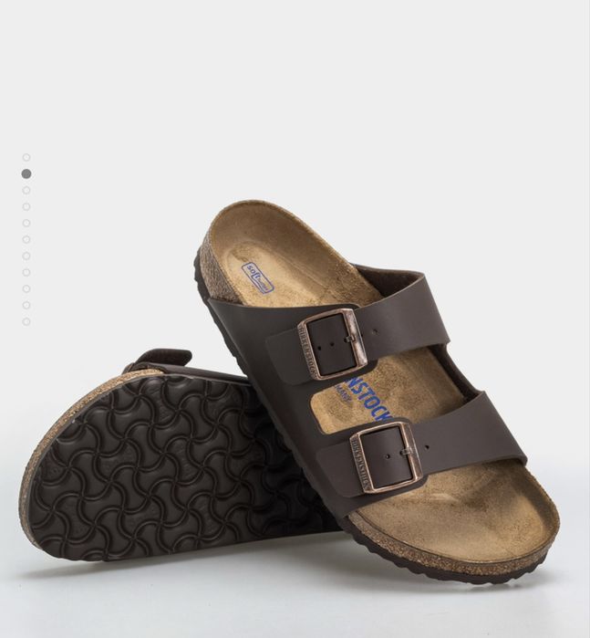 Чоловічі шльопанці Birkenstock Arizona  Dark Brown 42 - 42,5 розмір