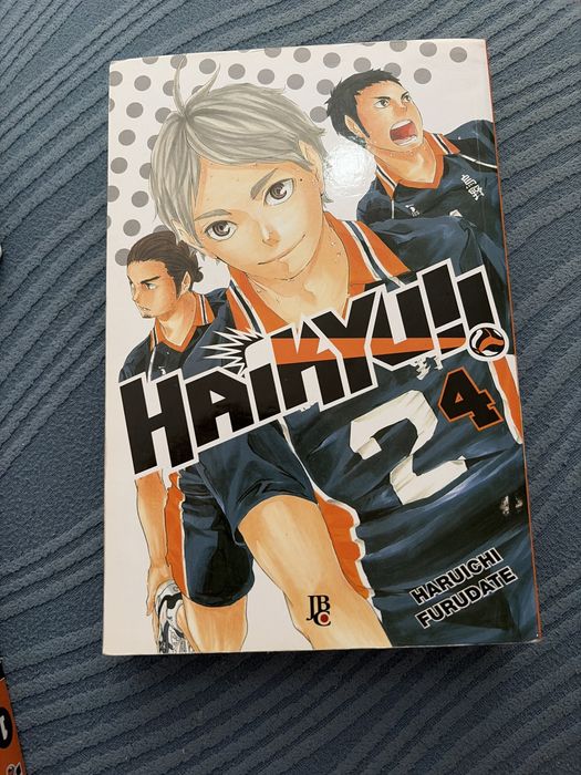 Mangá Haikyuu!! Volume 4, edição brasileira da JBC.