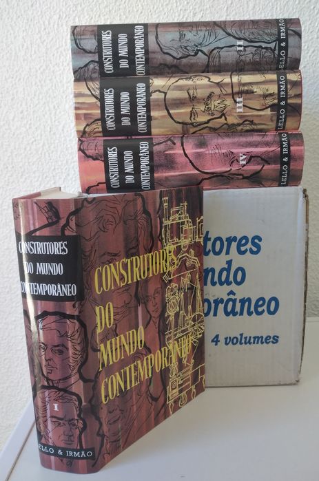 Construtores do Mundo Contemporâneo - 4 livros novos na caixa original