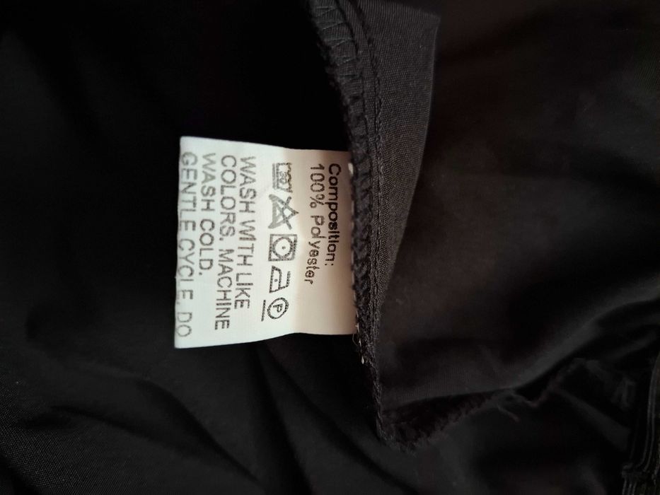 Kombinezon czarny jak nowy góra w paski szerokie nogawki Shein 3XL