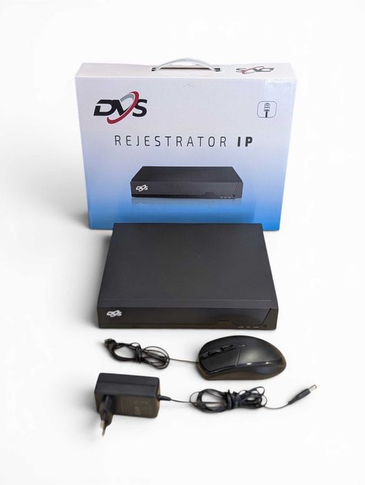 Rejestrator sieciowy IP do 8 kamer Wi-Fi 4K 8Mpx, aplikacja CamHiPro | Jak nowy