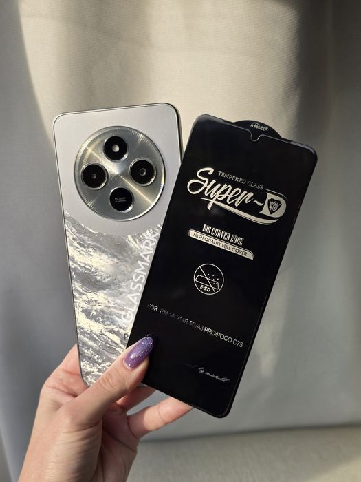 Скло Redmi 14C Poco C75 защитное стекло суперД сяоми редми поко